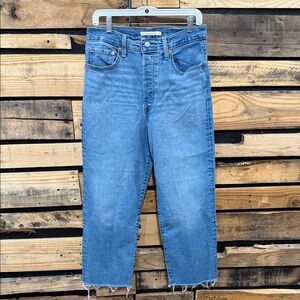 Levi's Blue Straight Leg Women's Jeans